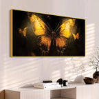 Artistic Butterfly Canvas Wall Abstract Painting for Modern Decor