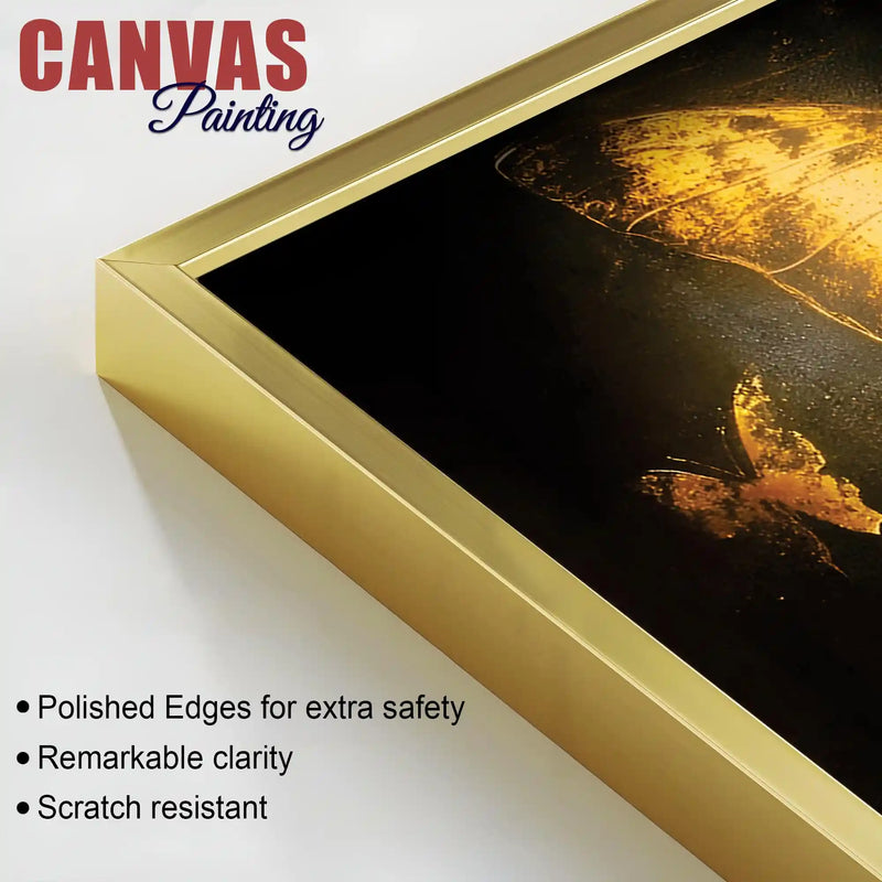 Artistic Butterfly Canvas Wall Abstract Painting for Modern Decor