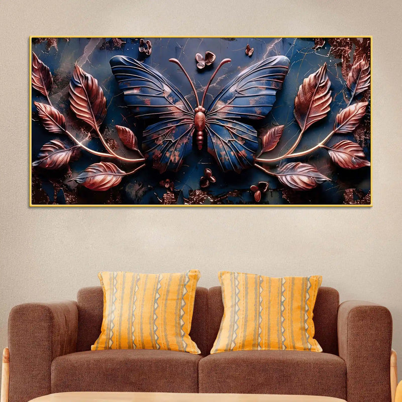 artistic-butterfly-wall-painting-for-elegant-interior-styling