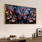 Artistic Butterfly Wall Painting for Elegant Interior Styling