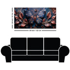 Artistic Butterfly Wall Painting for Elegant Interior Styling