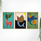 Artistic Canvas Wall Painting Set of Three