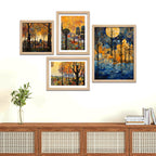 artistic-city-nature-wall-frame-set-of-four