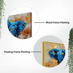 Artistic Elephant Canvas Wall Painting for Home