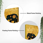 Artistic Elephant Family Canvas Wall Painting for Home & Office