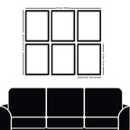Artistic Ethnic Village Art Wall Frame Set of Six