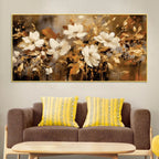 Artistic Floral Canvas Wall Décor Painting for Home Décor
