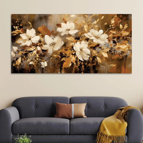 Artistic Floral Canvas Wall Décor Painting for Home Décor