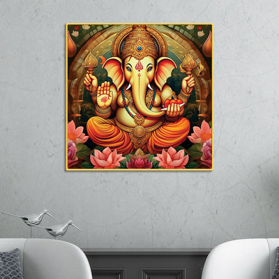 artistic-ganpati-painting-for-office-decor