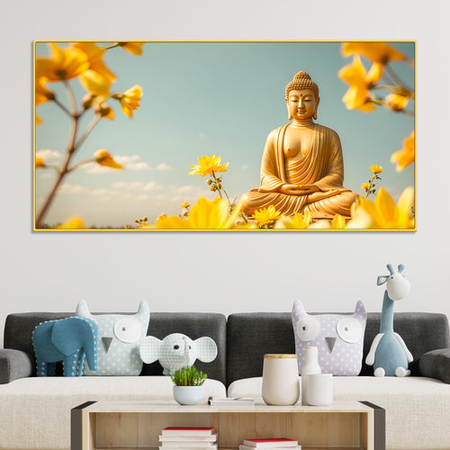 artistic-gautam-buddha-canvas-wall-painting-for-spiritual-homes