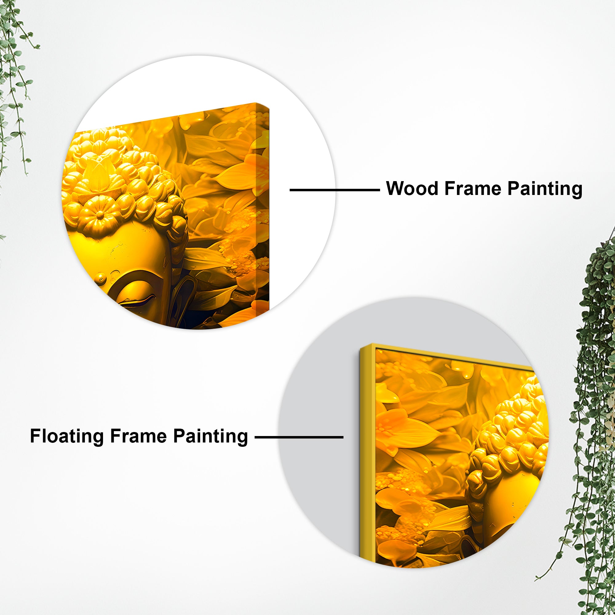 Artistic Gautam Buddha Painting Wall Decor for Home & Office