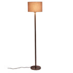 Artistic Grey Color Drum Shaped Designer Steel Floor Lamp