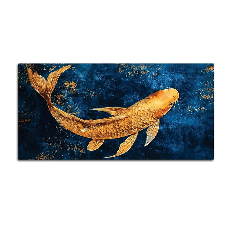 Artistic Koi Fish Canvas Wall Art Painting for Home & Office