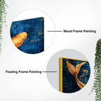 Artistic Koi Fish Canvas Wall Art Painting for Home & Office