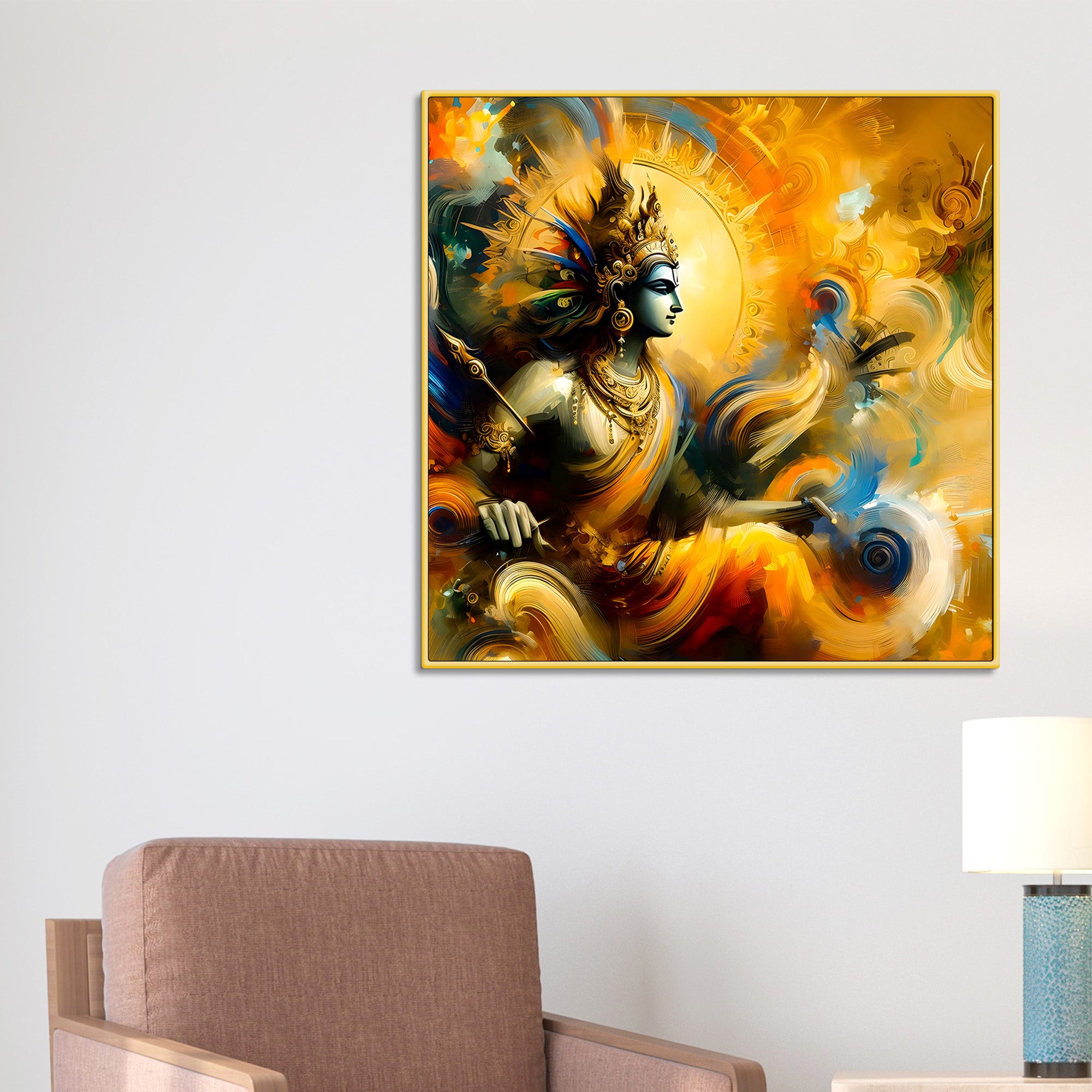 artistic-lord-krishna-abstract-wall-painting-for-home-office-modern-devotional-wall-decor