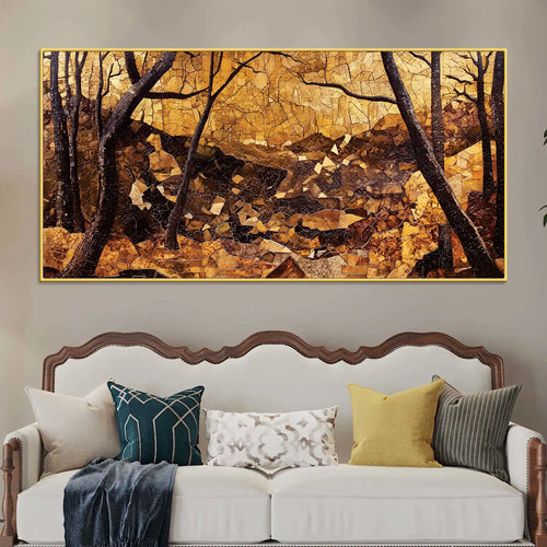 artistic-luxury-wall-decor-forest-canvas-painting