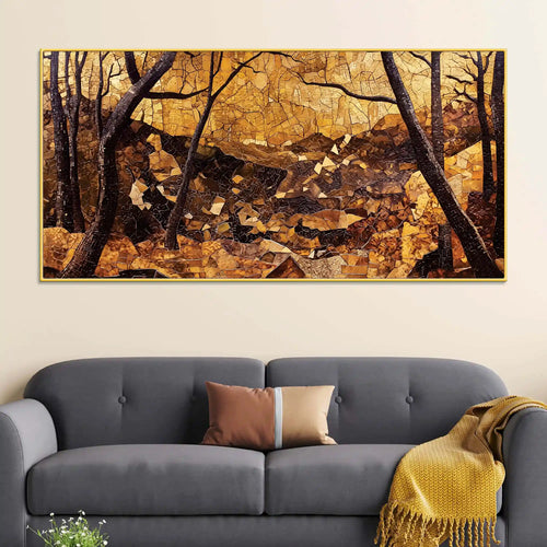 Artistic Luxury Wall Decor Forest Canvas Painting