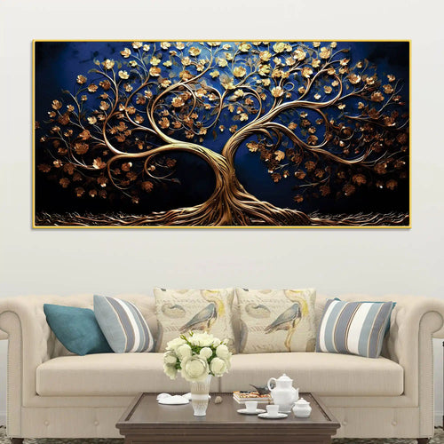 Artistic Modern Tree of Life Canvas Painting for Living Room