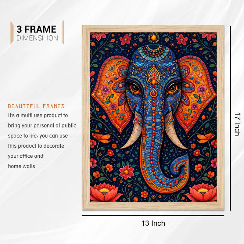 Artistic Nature Inspired Wall Art Frame Set of 6