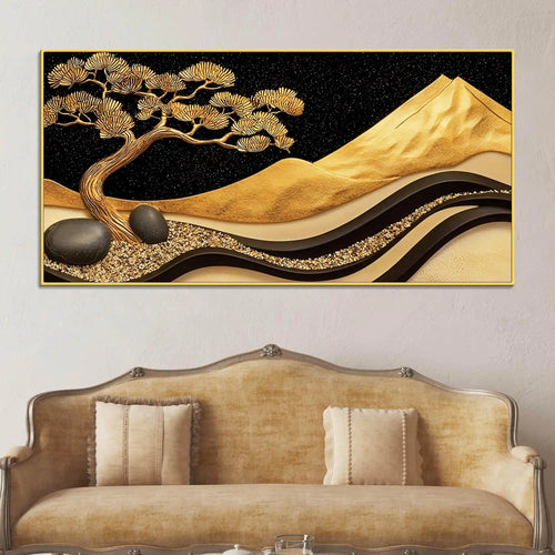 artistic-nature-theme-abstract-canvas-wall-painting-for-decor