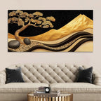 Artistic Nature Theme Abstract Canvas Wall Painting for Décor