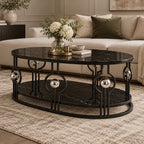 Artistic Oval Center Table for Living Room, Office Lounge and Reception Space