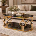 Artistic Oval Center Table for Living Room, Office Lounge and Reception Space