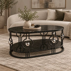 Artistic Oval Center Table for Living Room, Office Lounge and Reception Space