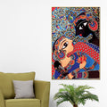artistic-radha-krishna-canvas-painting-indian-style-spiritual-wall-art