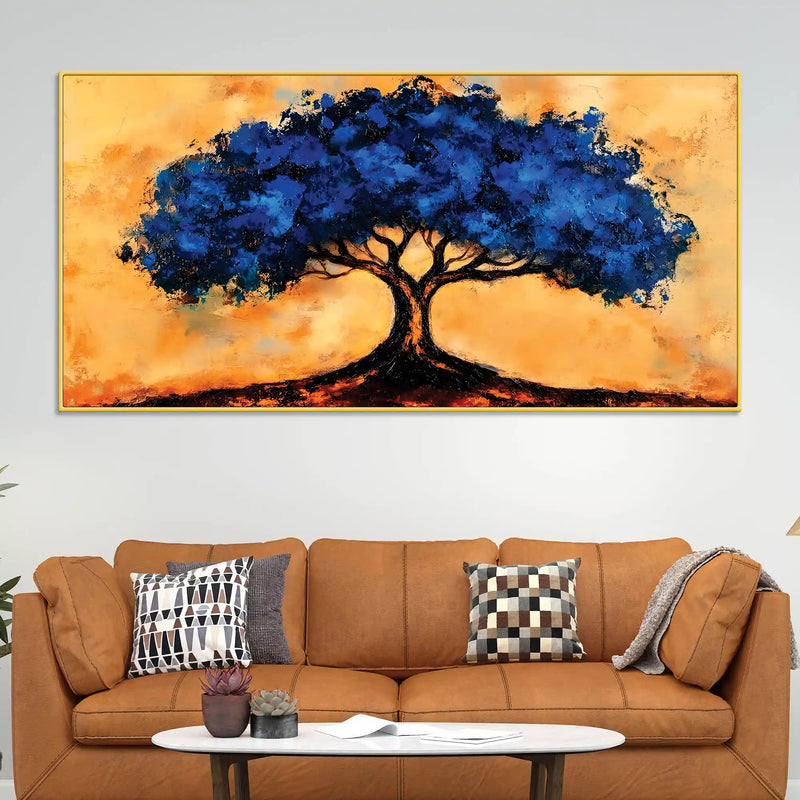 Artistic Tree Canvas Wall Art Painting for Home Decor