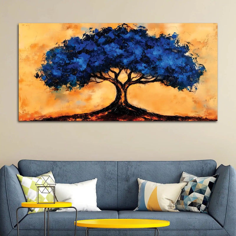 Artistic Tree Canvas Wall Art Painting for Home Decor