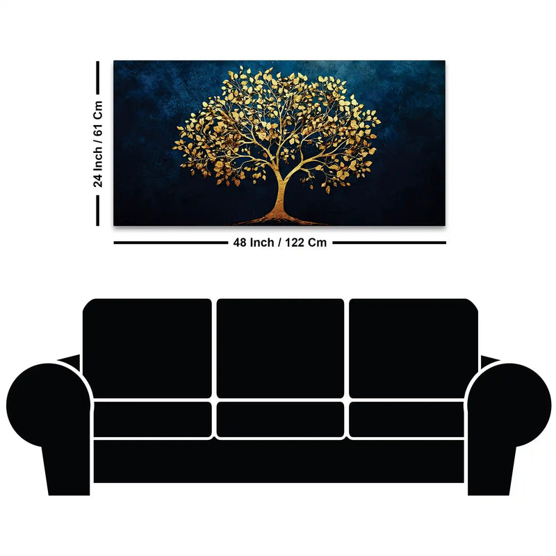 Artistic Tree of Life Canvas Abstract Painting
