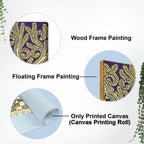 Artistic Tree of Life Canvas Painting | Luxury Indian Wall Art