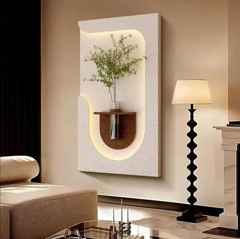 Artistic Wall Decor Decorative LED Light Wall Panel for Office & Home Space