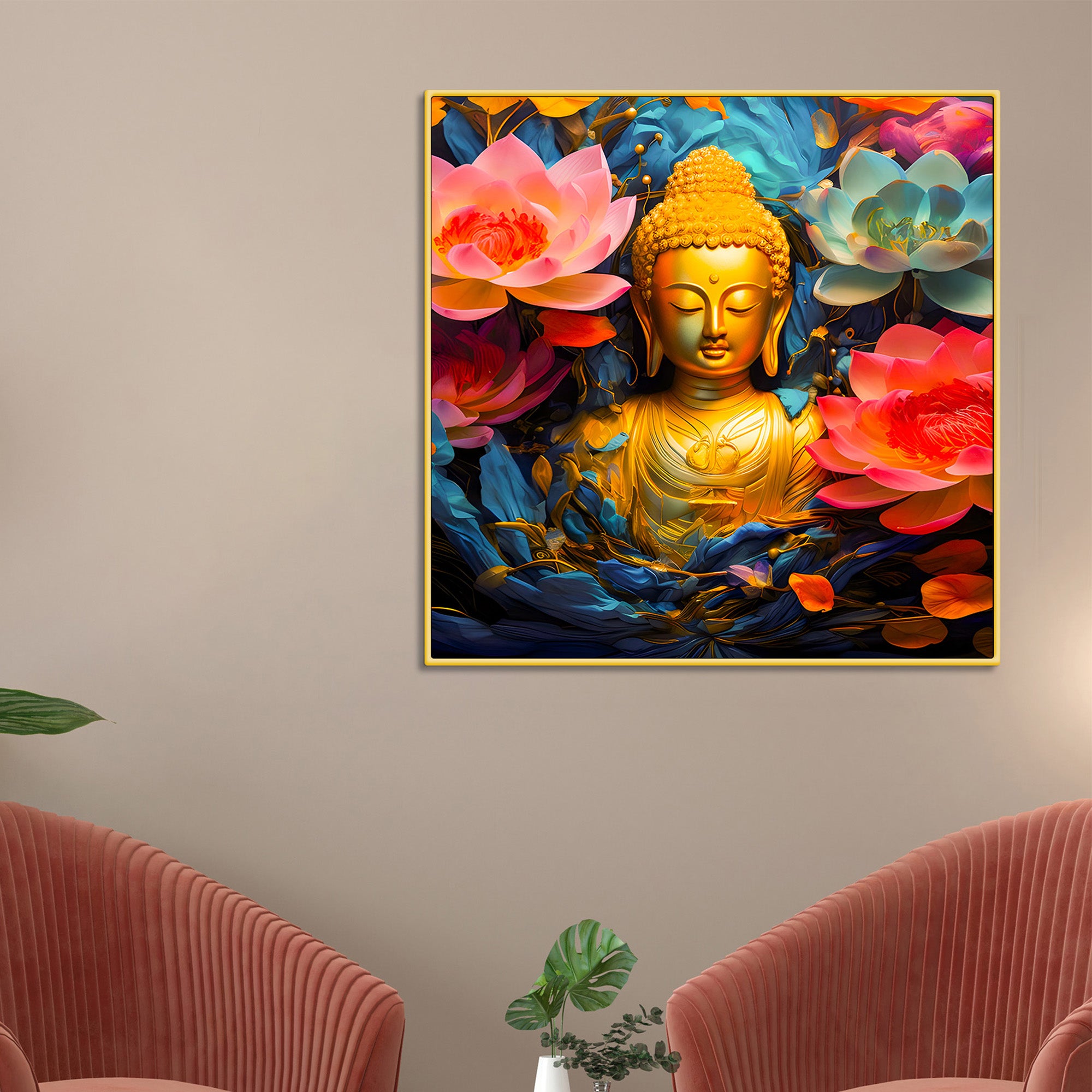  artistic-zen-buddha-canvas-wall-painting-decor
