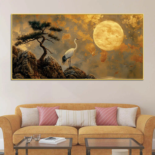 Artistic Zen Wall Art Abstract Canvas Painting for Modern Interiors