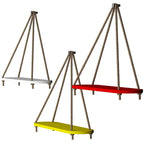 Planter Shelf with Rope (Multicolor, Set of 3)