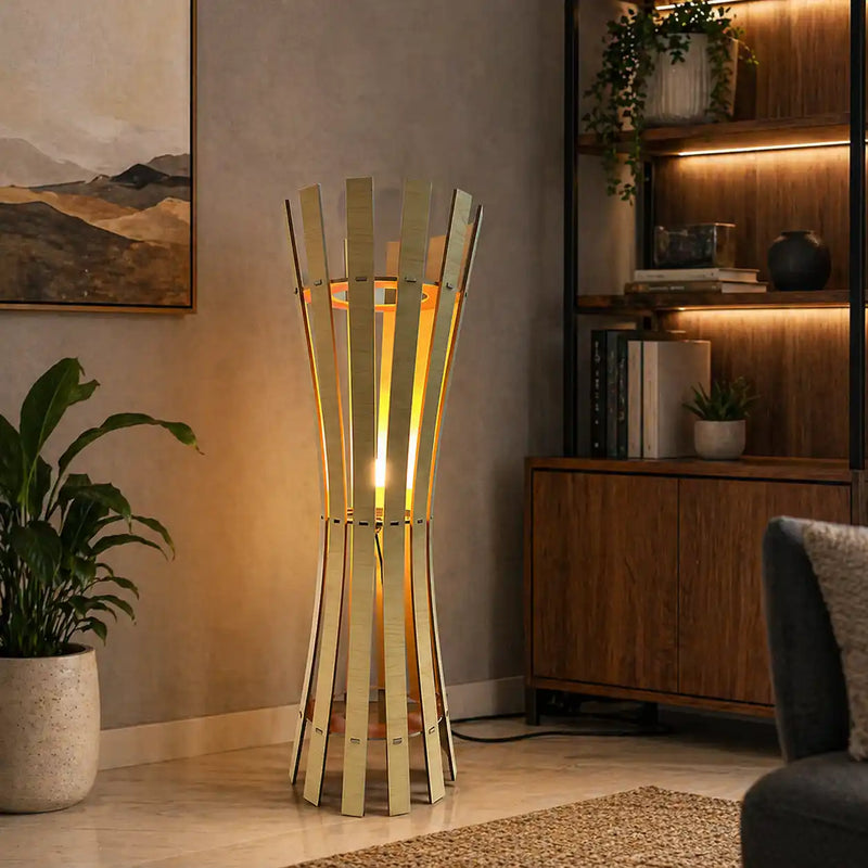 Attractive Design Floor Lamp with Unique Pattern For Living Room, Bedroom