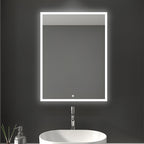 AuraGlow Illuminated Mirror Cabinet with Backlit LED and Storage