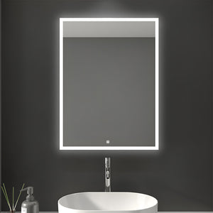 AuraGlow Illuminated Mirror Cabinet with Backlit LED and Storage