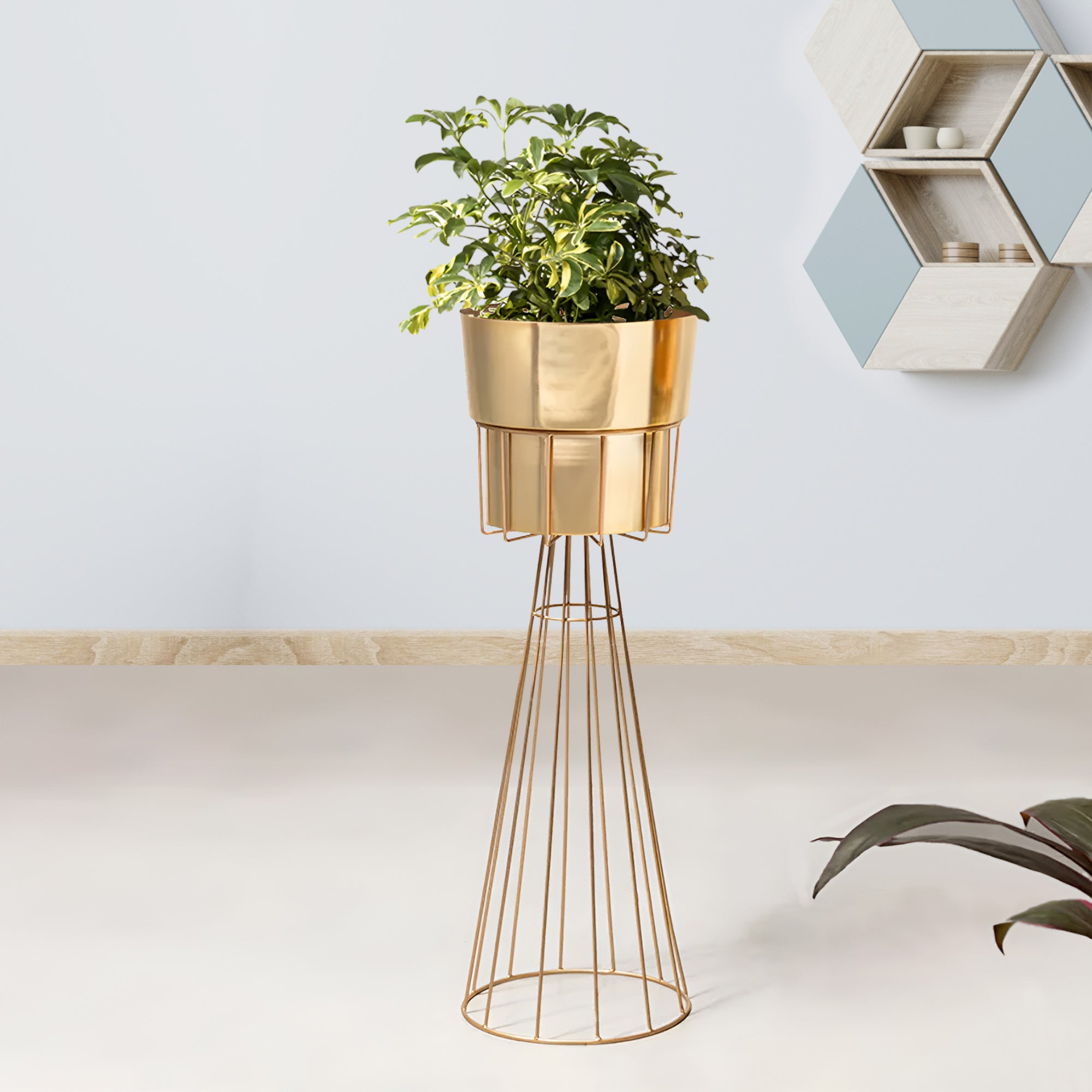 Avant Garden Golden Finish - Large Size Planter