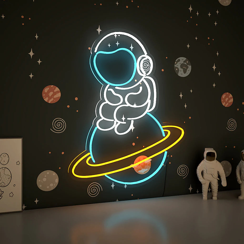 Baby Astronaut Neon LED Light