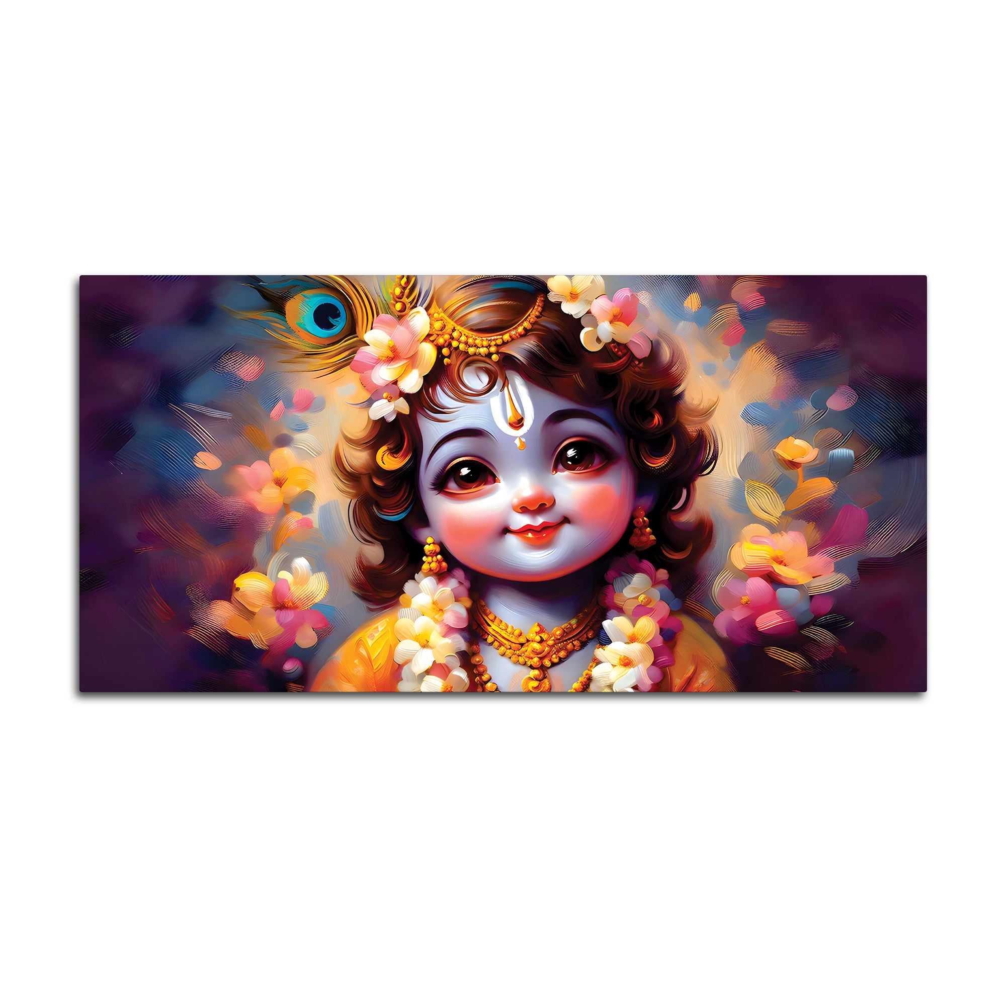 Bal Gopal Cute Canvas Painting for Living Room & Kids Room