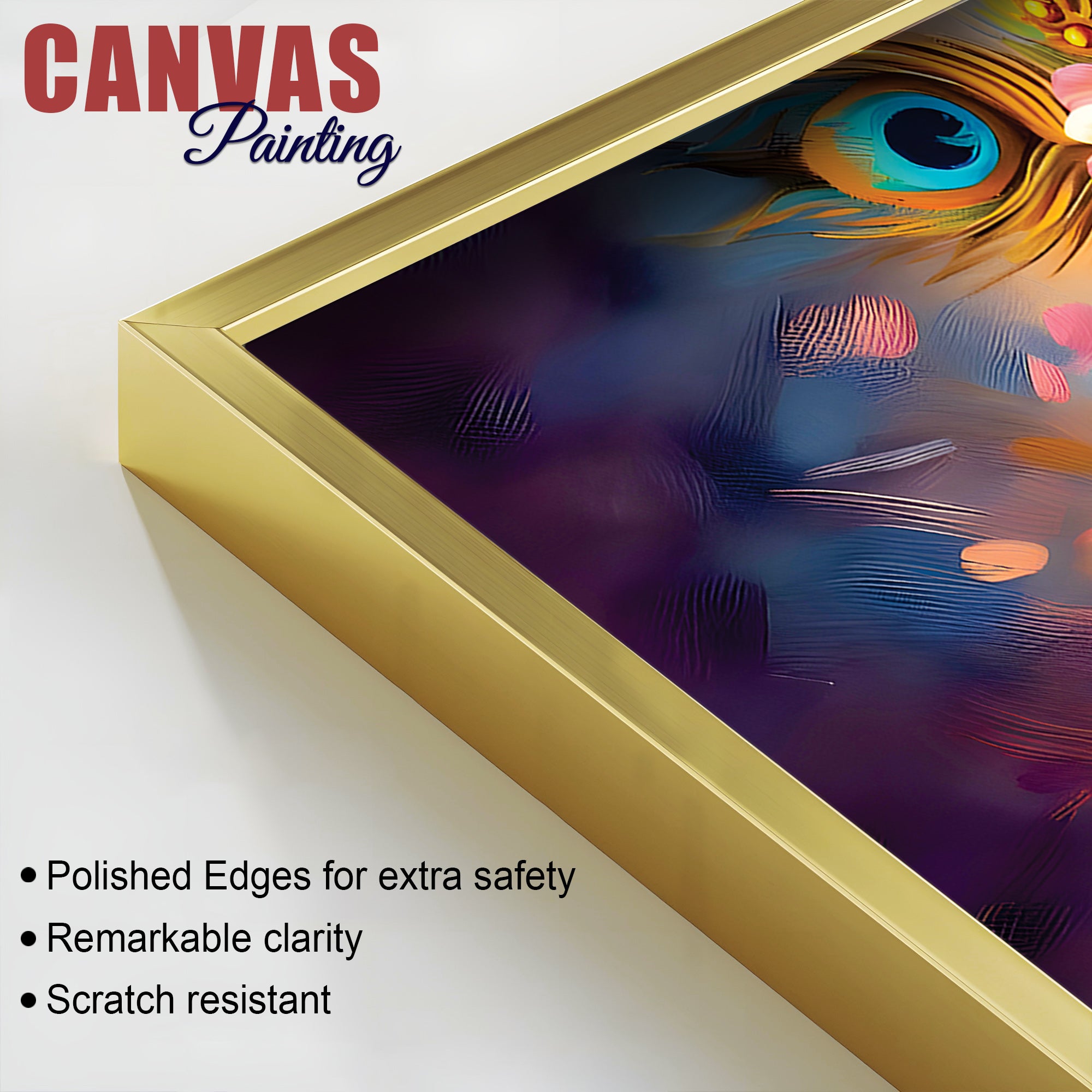 Bal Gopal Cute Canvas Painting for Living Room & Kids Room