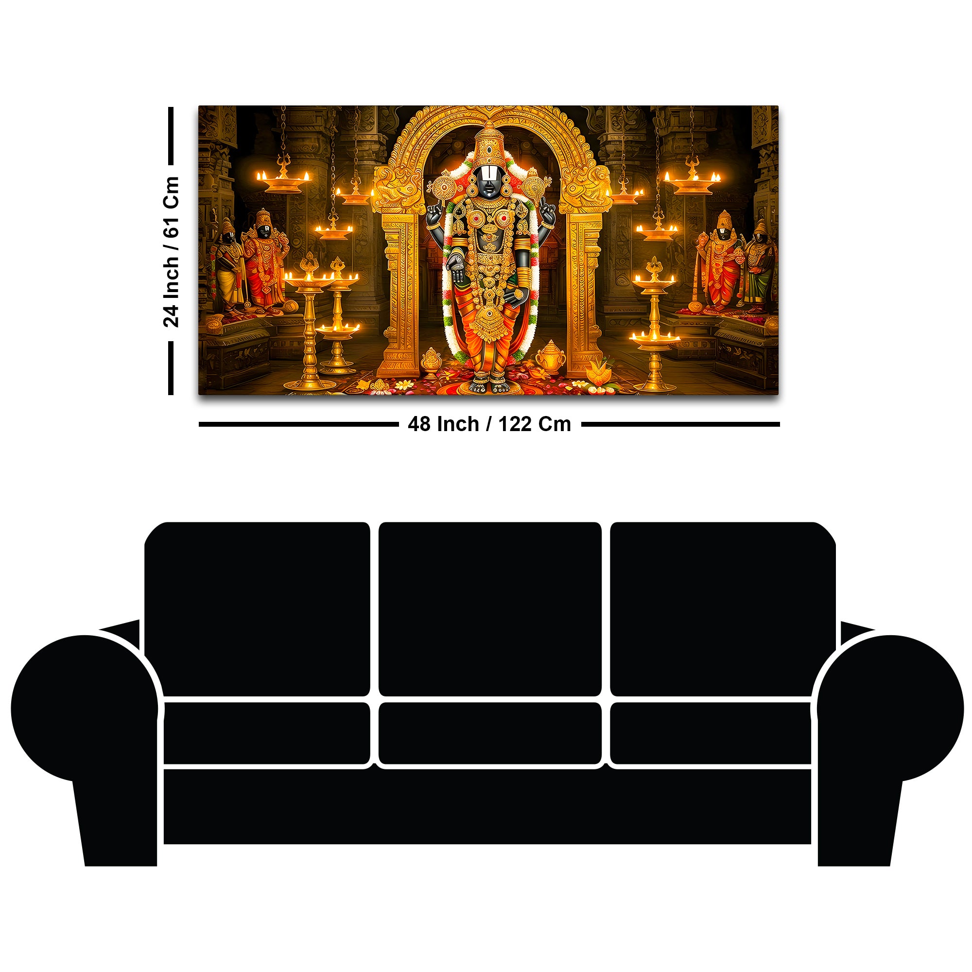 Balaji Canvas Painting for Living Room Wall Décor