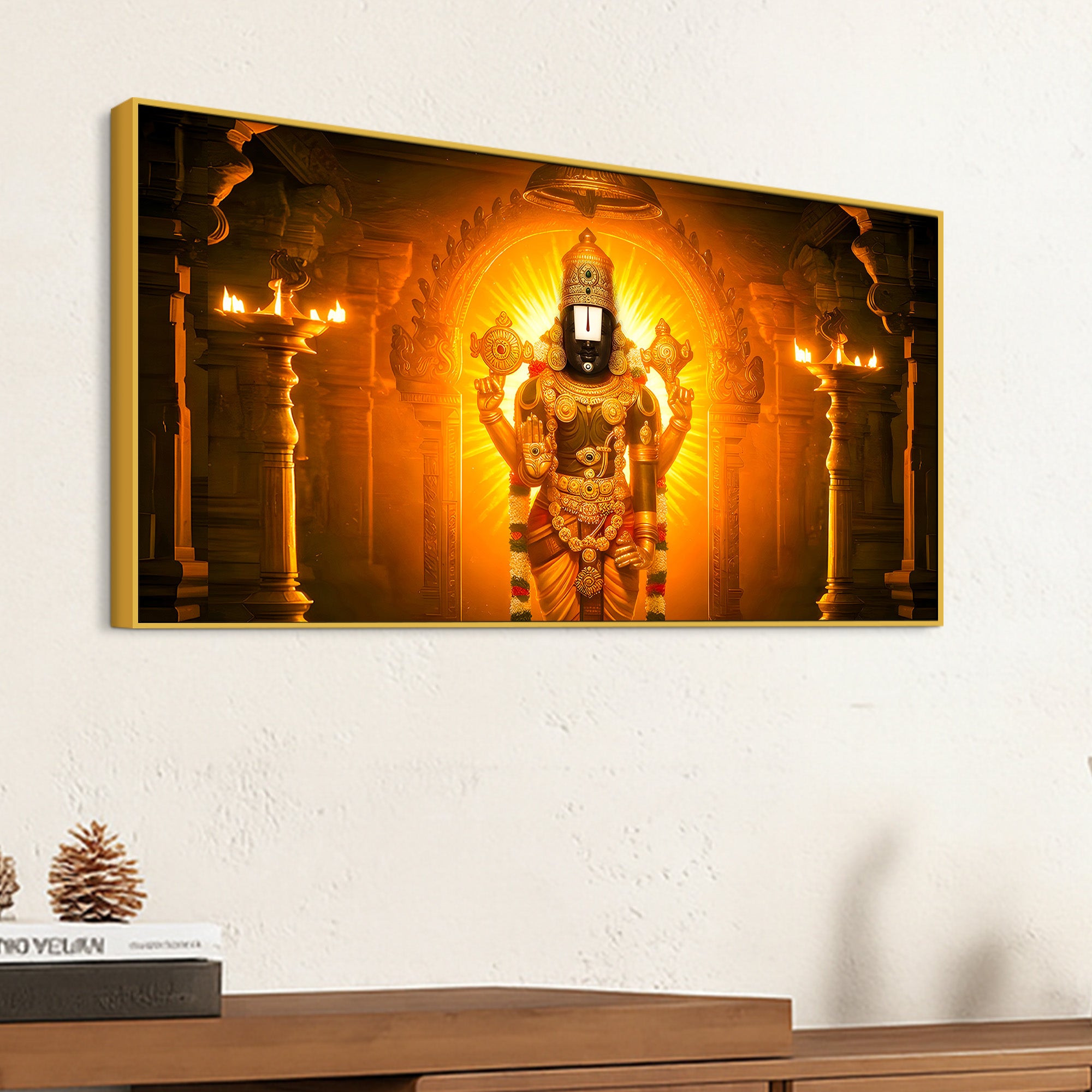 Balaji Spiritual Canvas Painting for Home Décor