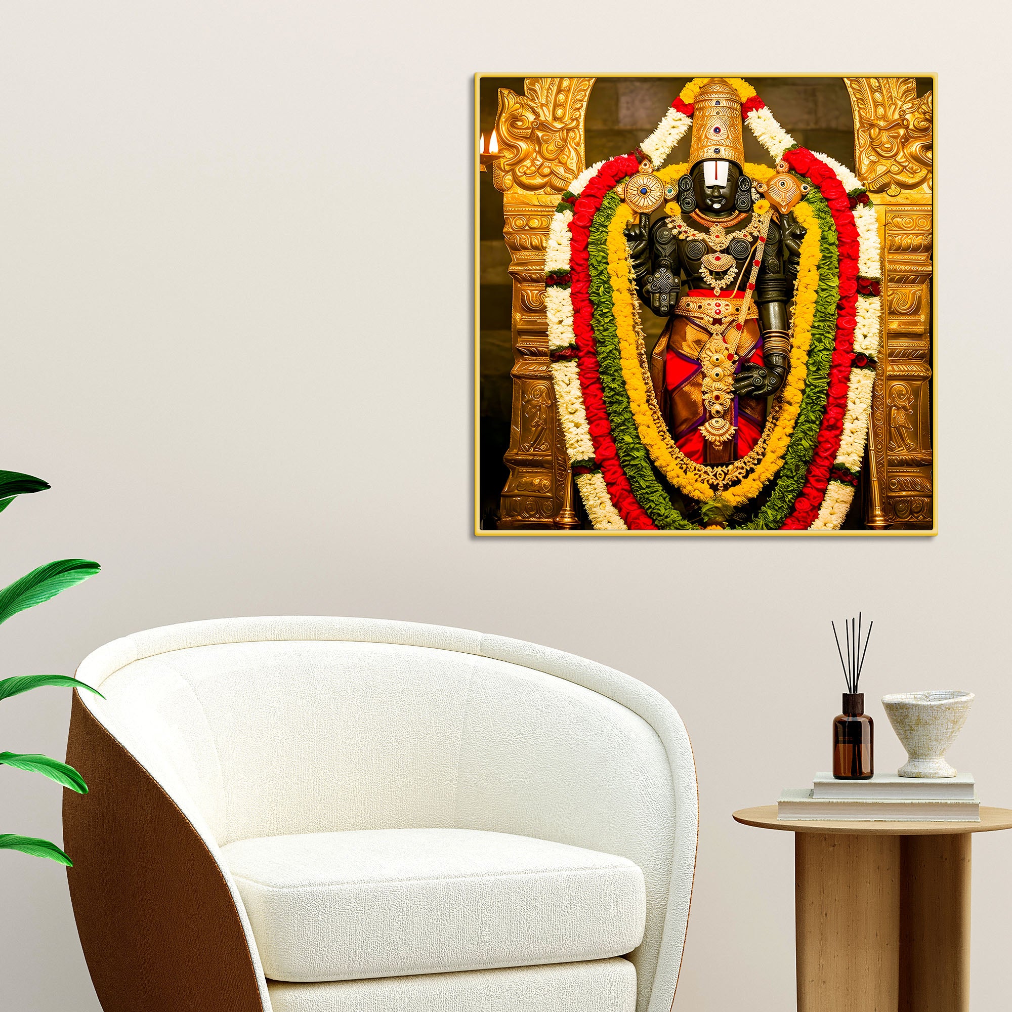 Balaji Wall Painting for Living Room, Pooja & Office