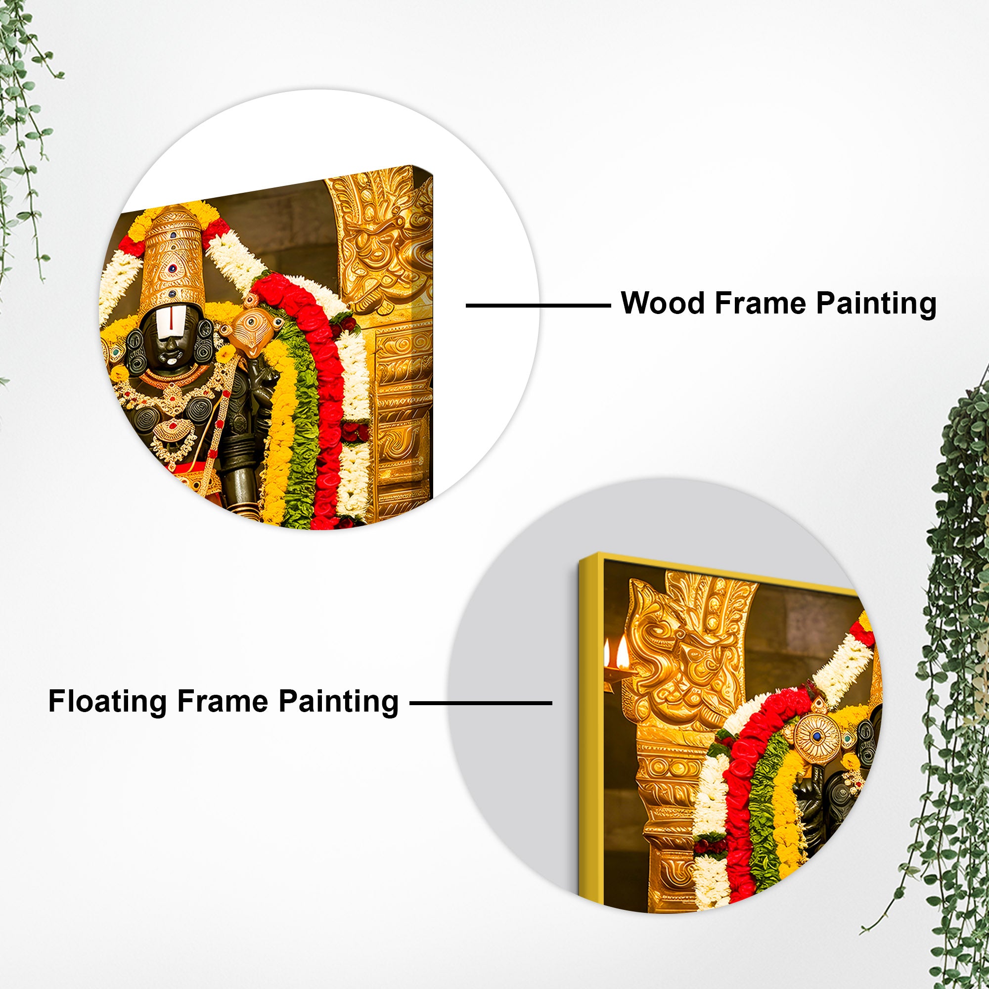 Balaji Wall Painting for Living Room, Pooja & Office