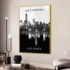 Balance Between Day And Night Cotton Canvas Wall Painting