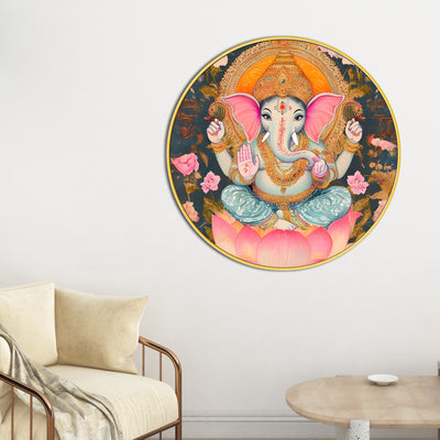 bappa-ji-round-canvas-painting